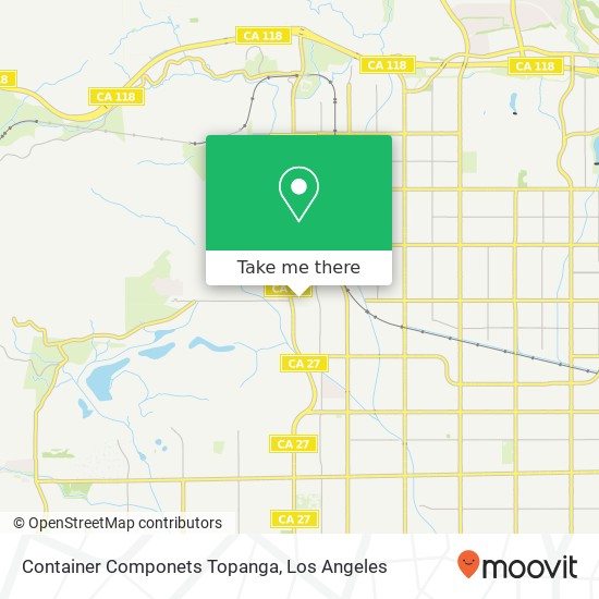 Mapa de Container Componets Topanga
