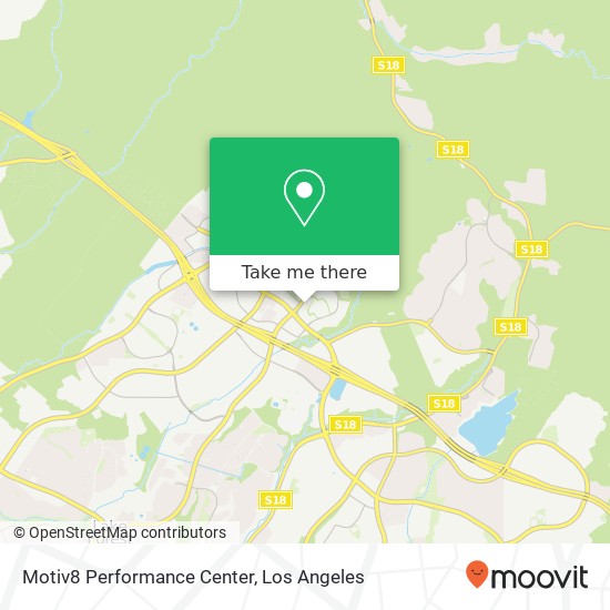 Mapa de Motiv8 Performance Center