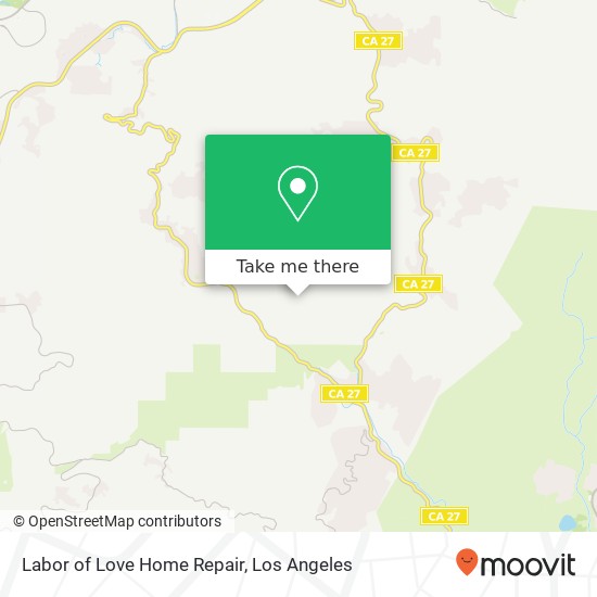 Labor of Love Home Repair map