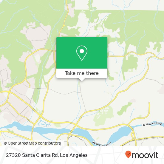 Mapa de 27320 Santa Clarita Rd