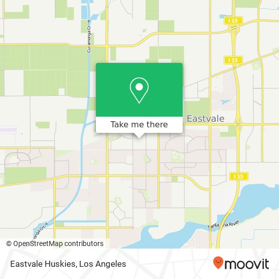 Eastvale Huskies map