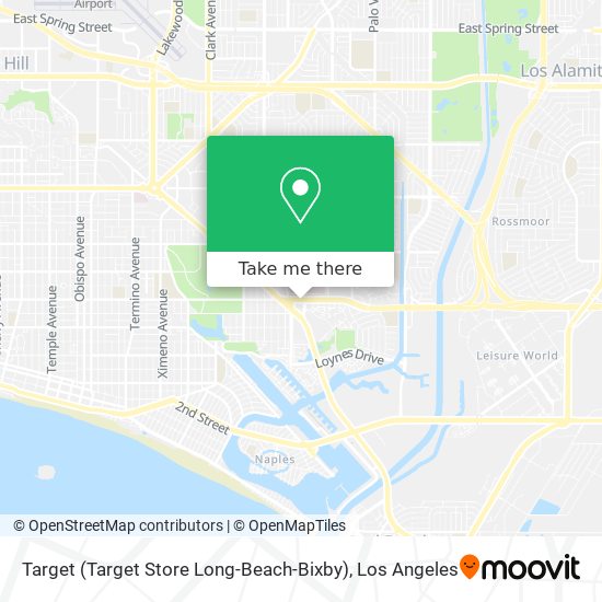 Mapa de Target (Target Store Long-Beach-Bixby)