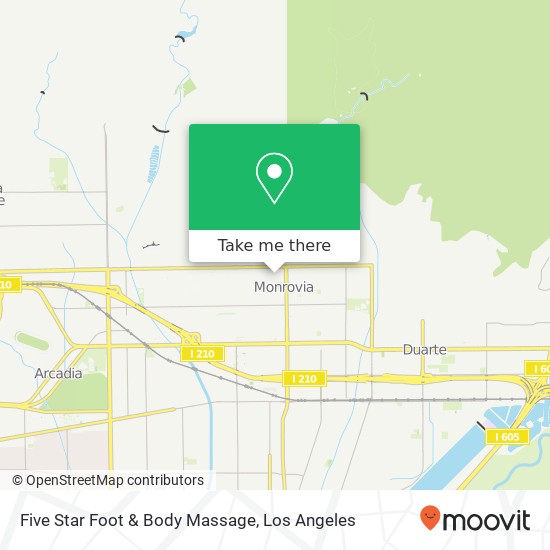 Five Star Foot & Body Massage map