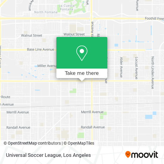 Universal Soccer League map