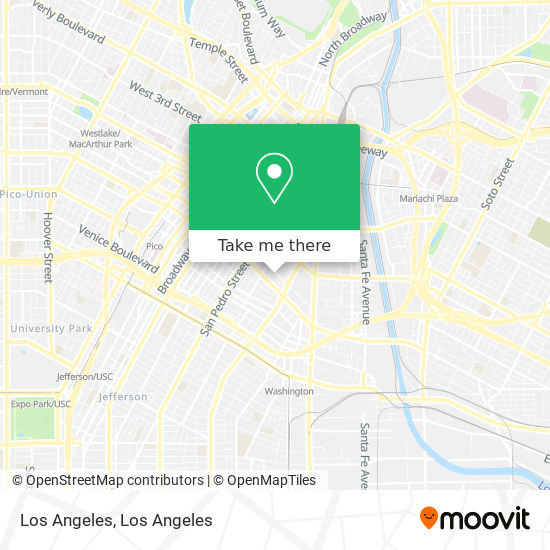 Los Angeles map