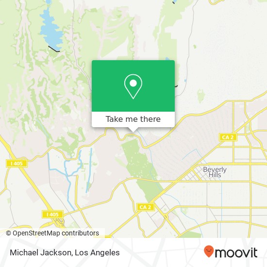Michael Jackson map