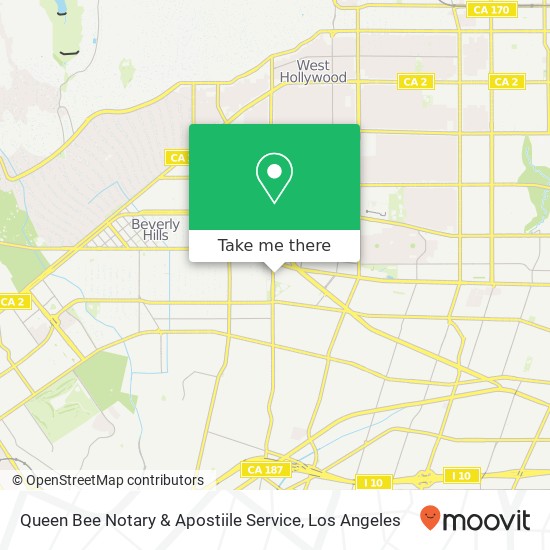 Queen Bee Notary & Apostiile Service map