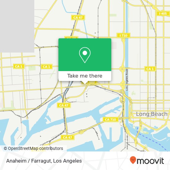 Anaheim / Farragut map
