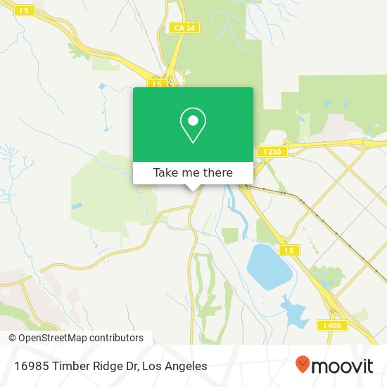 Mapa de 16985 Timber Ridge Dr