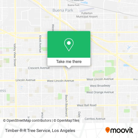 Mapa de Timber-R-R Tree Service