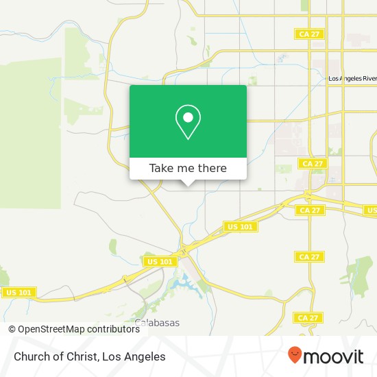 Church of Christ map