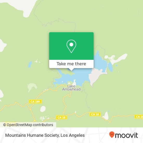 Mapa de Mountains Humane Society