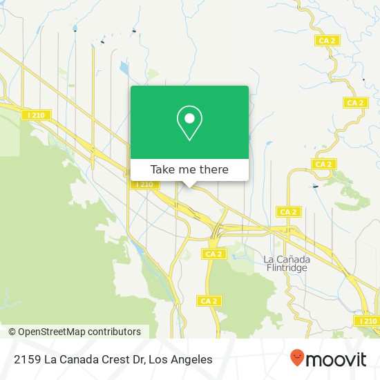 2159 La Canada Crest Dr map