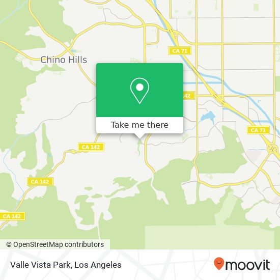 Mapa de Valle Vista Park