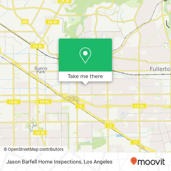 Mapa de Jason Barfell Home Inspections