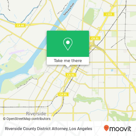 Riverside County District Attorney map