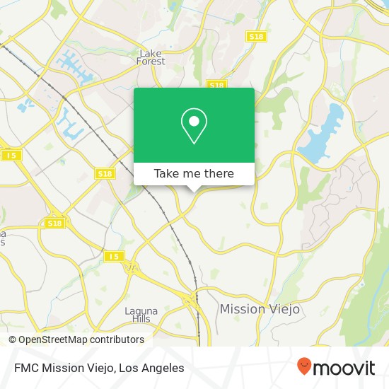 FMC Mission Viejo map