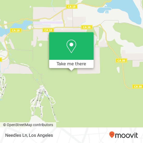 Needles Ln map