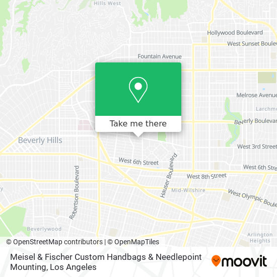 Meisel & Fischer Custom Handbags & Needlepoint Mounting map