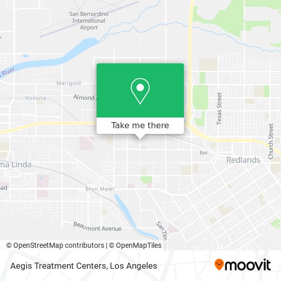 Aegis Treatment Centers map