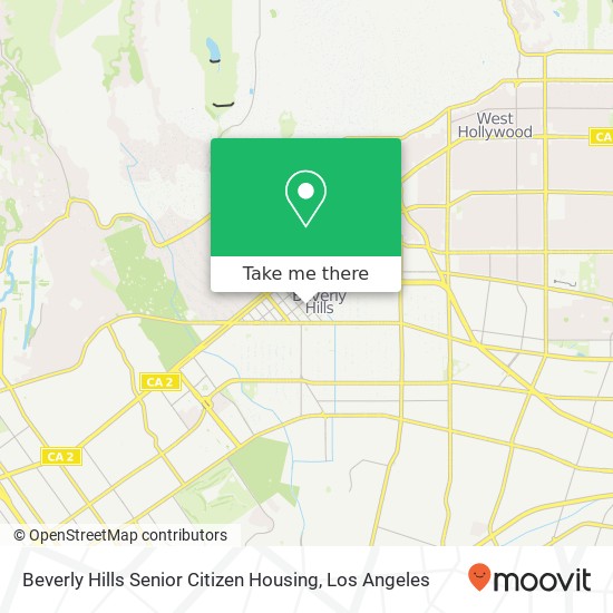 Mapa de Beverly Hills Senior Citizen Housing