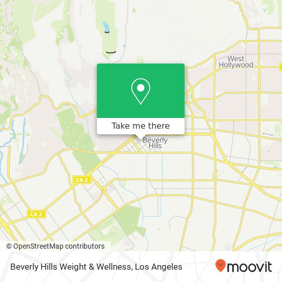 Beverly Hills Weight & Wellness map