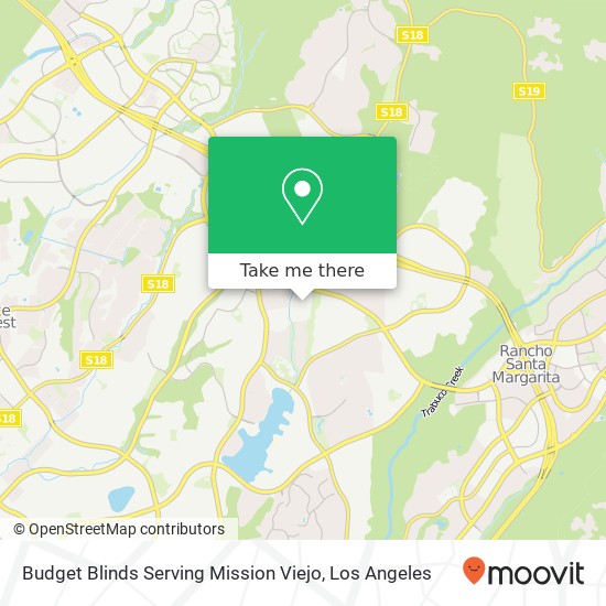 Mapa de Budget Blinds Serving Mission Viejo