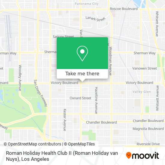 Roman Holiday Health Club II (Roman Holiday van Nuys) map