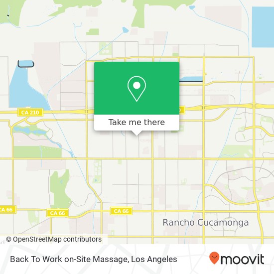 Mapa de Back To Work on-Site Massage