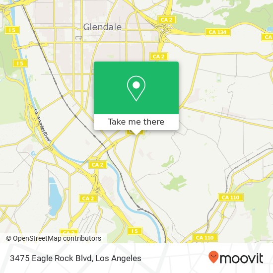 Mapa de 3475 Eagle Rock Blvd