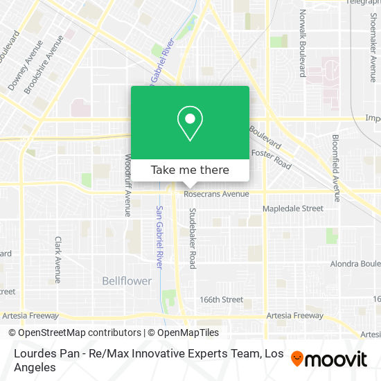 Lourdes Pan - Re / Max Innovative Experts Team map