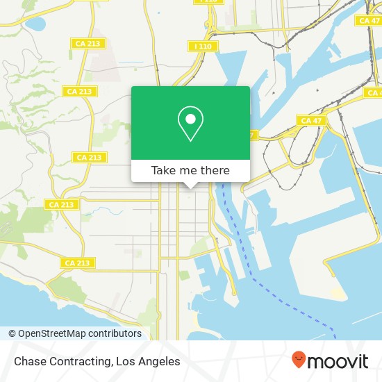 Chase Contracting map