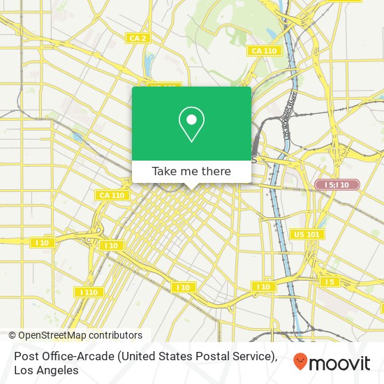 Mapa de Post Office-Arcade (United States Postal Service)