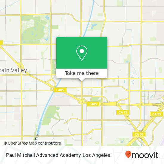 Paul Mitchell Advanced Academy map