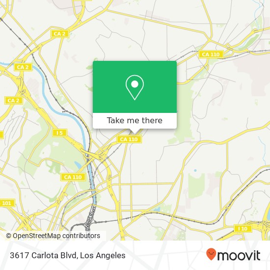 3617 Carlota Blvd map