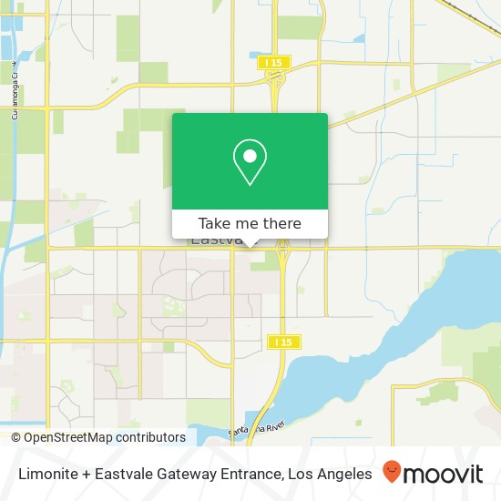 Limonite + Eastvale Gateway Entrance map