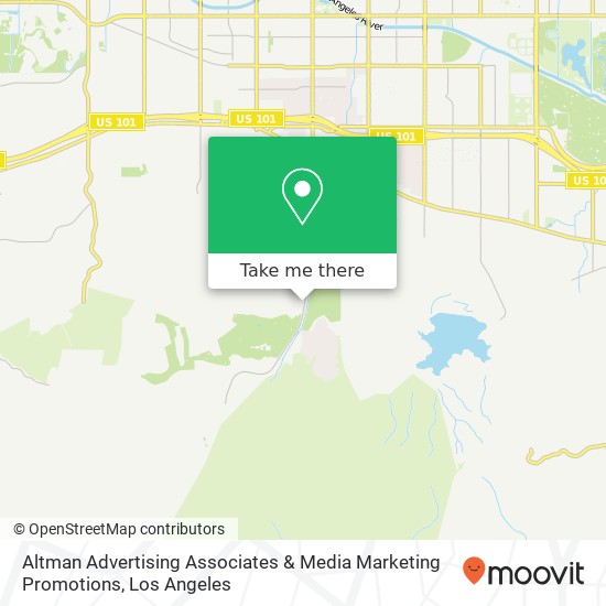 Mapa de Altman Advertising Associates & Media Marketing Promotions