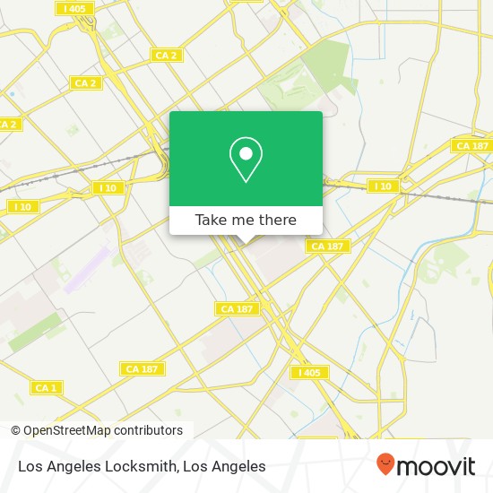 Los Angeles Locksmith map