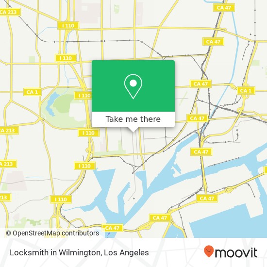 Mapa de Locksmith in Wilmington