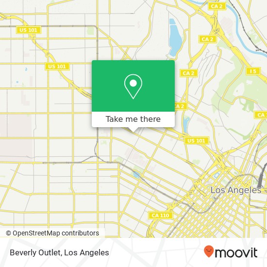 Beverly Outlet map