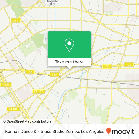 Karina's Dance & Fitness Studio Zumba map