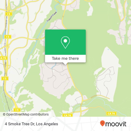 4 Smoke Tree Dr map
