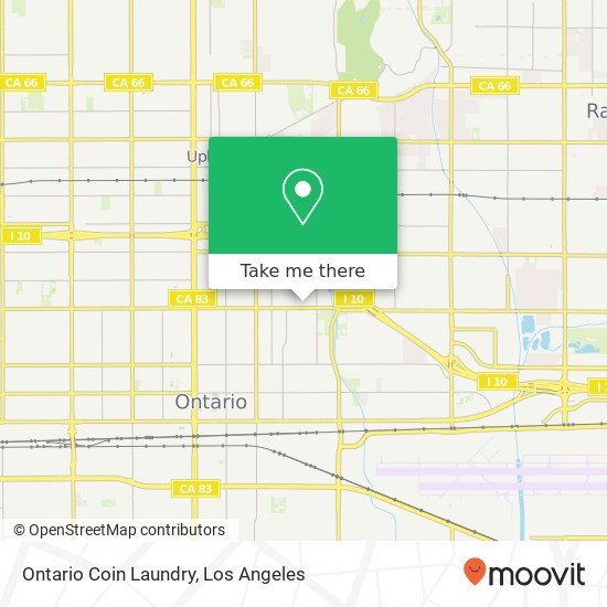 Ontario Coin Laundry map