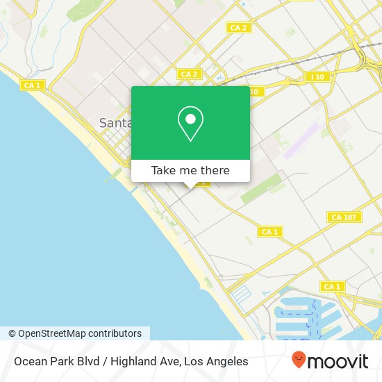 Ocean Park Blvd / Highland Ave map