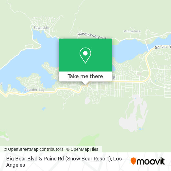 Big Bear Blvd & Paine Rd (Snow Bear Resort) map