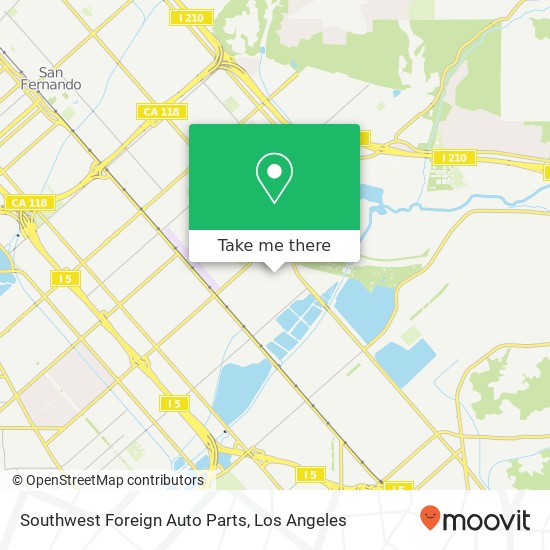 Southwest Foreign Auto Parts map