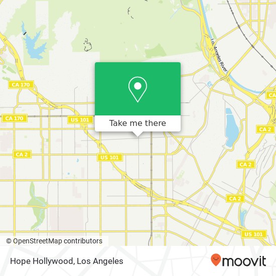Mapa de Hope Hollywood