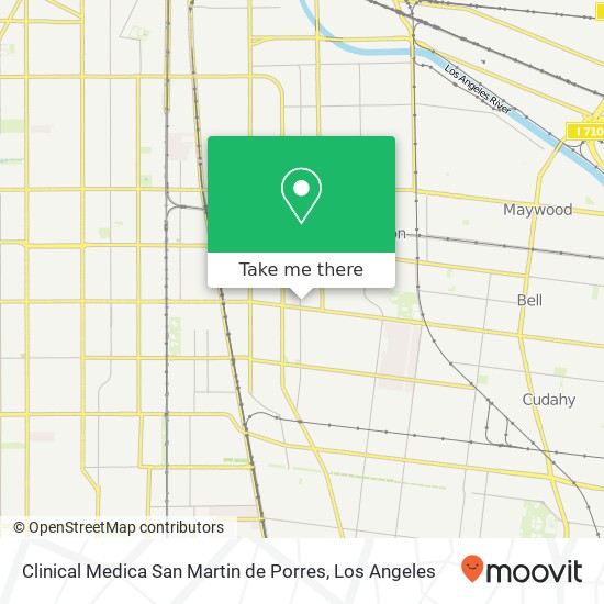 Clinical Medica San Martin de Porres map
