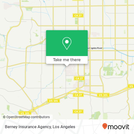 Mapa de Berney Insurance Agency