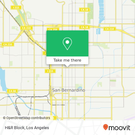 Mapa de H&R Block